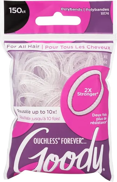 Ouchless Elastic Polybands for All Hair