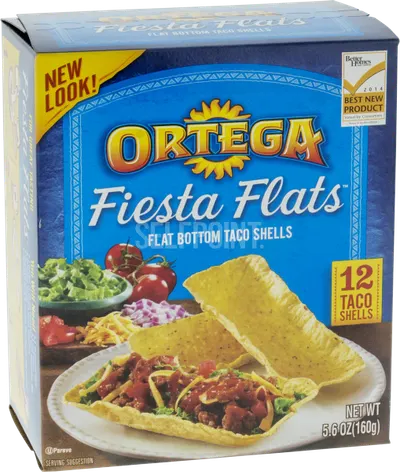 Fiesta Flats Flat Bottom Taco Shells