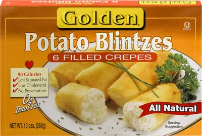 Potato Blintzes Filled Crepes - 6 Ct