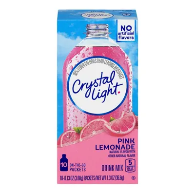 On-The-Go Pink Lemonade Drink Mix 10 ct