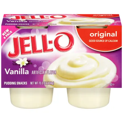 Original Vanilla Pudding Snacks 4 pk