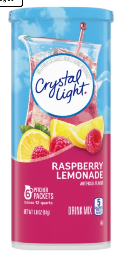 Drink Mix Raspberry Lemonade - 6 Ct