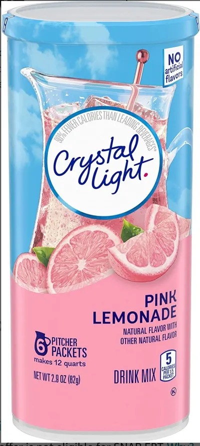 Natural Pink Lemonade Drink Mix 6 pk