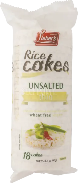 Unsalted Thin Rice Cakes 18 ct