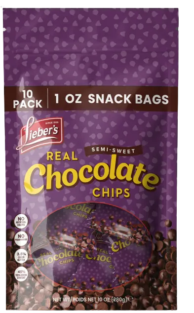 Real Chocolate Chips Snack Bags 10 pk