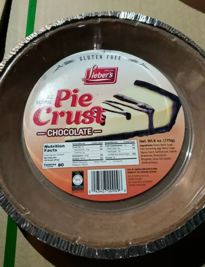 Gluten Free Chocolate Pie Crust