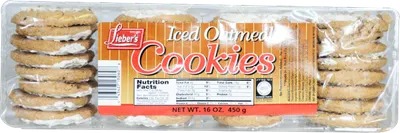 Iced Oatmeal Cookies