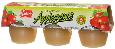 Unsweetened Apple Sauce 6 Cups