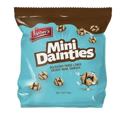 Mini Dainties Fudge Lined Crispy Cookies