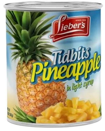 Tidbits Pineapple in Light Syrup