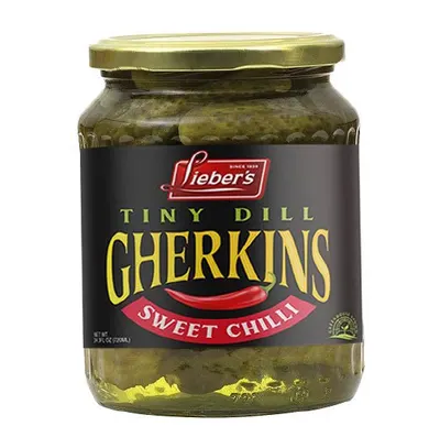 Sweet Chilli Tiny Dill Gherkins
