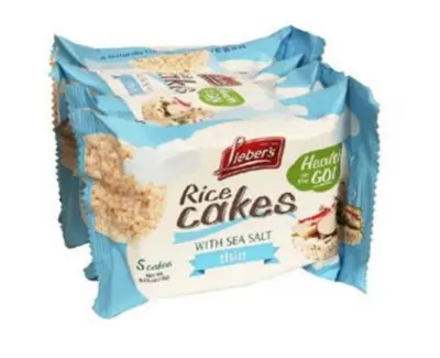 Thin Rice Cakes with Sea Salt