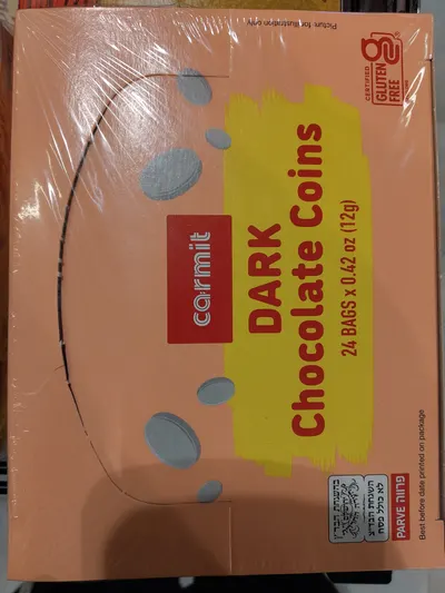 24 Chanukah Dark Choc Coins