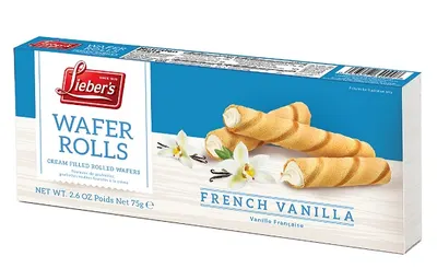French Vanilla Wafer Rolls