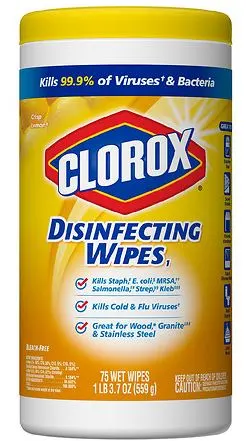 Disinfecting Wipes with Crisp Lemon Scent 75 ct