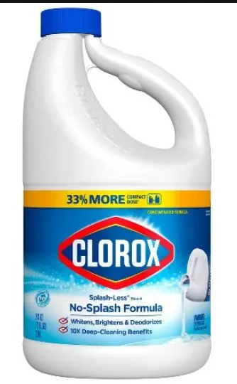 No Splash Formula Bleach