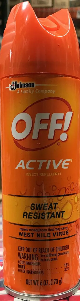 Off! Active Sweat Resistant Insect Repellent