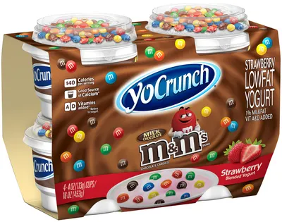 Strawberry Flavored Low Fat Yogurt 4 pk