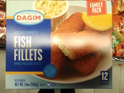 Golden Crunchy Fish Fillets 12 ct