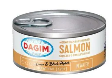 Lemon & Black Pepper Salmon in Water