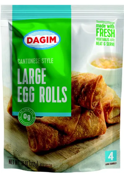 Cantonese Style Large Egg Rolls 4 ct