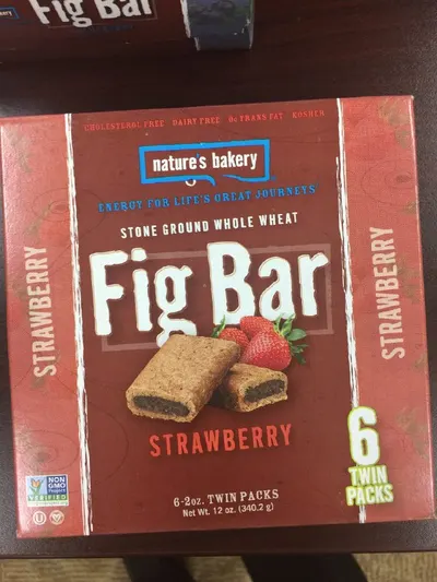 Strawberry Plant Based Fig Bar 6 ct