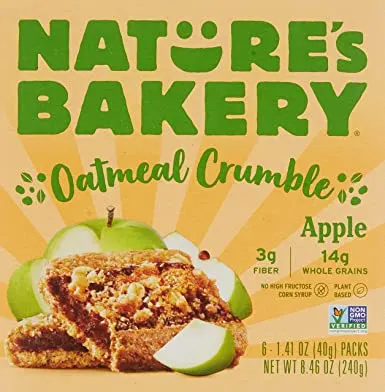 Oatmeal Crumble Apple Bars 6 ct