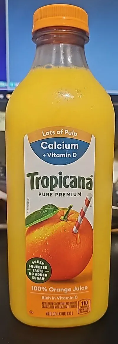 Calcium + Vitamin D Orange Juice