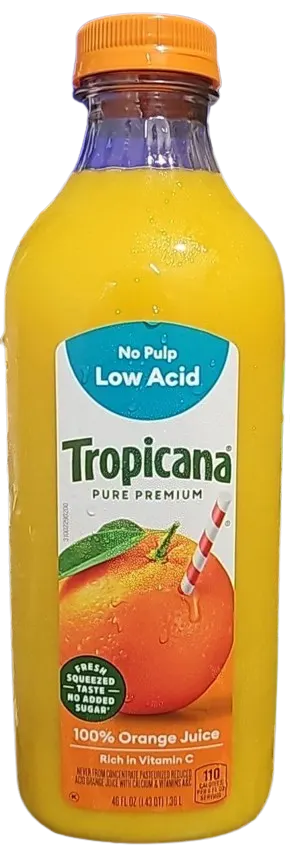 Pure Premium Low Acid 100% Orange Juice