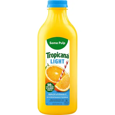 Light 100% DV of Vitamin C Orange Juice
