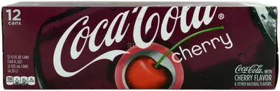 Coca-Cola Cherry Flavored Soda Can 12 pk