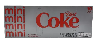Diet Coke Mini Cans 10 ct