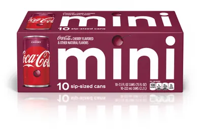 Coca-Cola Cherry Flavor Mini Cans 10 ct