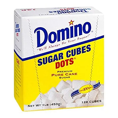 Pure Cane Sugar Cubes Dots