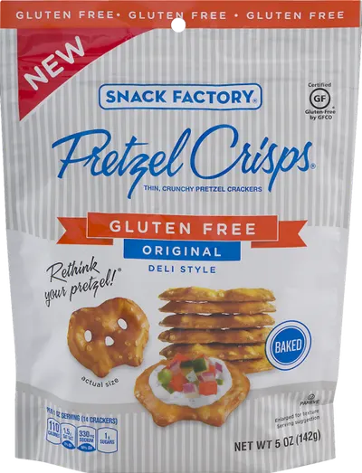 Baked Gluten Free Pretzel Crisp
