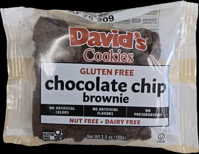 Dairy Free Chocolate Chip Brownie