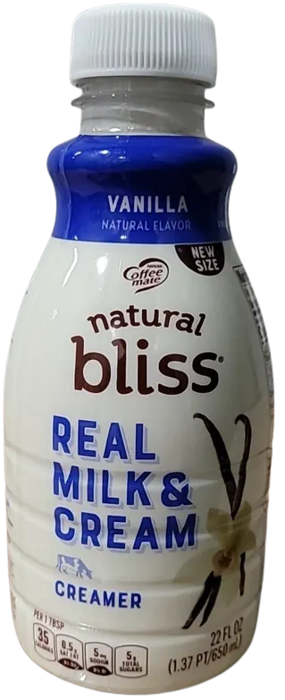 Natural Bliss Real Milk Creamer
