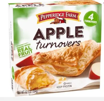 Apple Turnovers Puff Pastry 4 ct