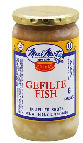 Gefilte Fish in Jellied Broth