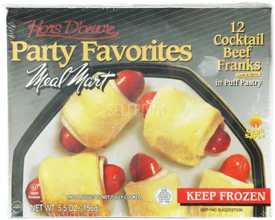 Cocktail Beef Franks in Puff Pastry 12 ct