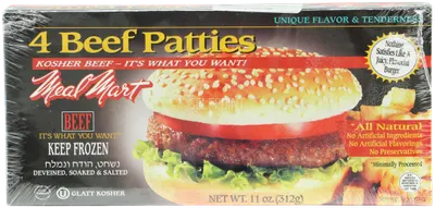 Beef Patties 4 ct