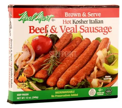 Hot Kosher Italian Beef & Veal Sausage