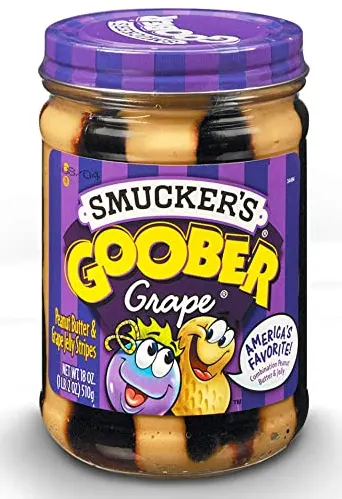 Goober Peanut Butter & Grape Jelly Stripes