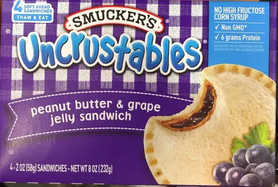 Peanut Butter & Grape Jelly Sandwich 4 ct