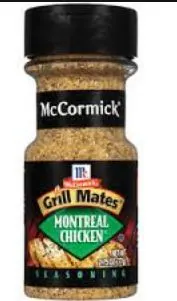 Grill Mates Montreal Chicken
