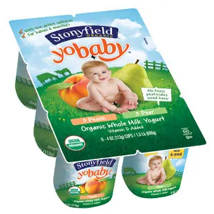 Peach Whole Milk Probiotic Yogurt