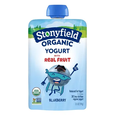 Organic Whole Milk Blueberry Yogurt Pouch