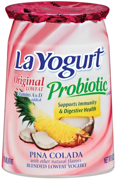 Probiotic Low Fat Pina Colada Yogurt
