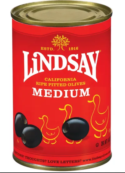 Medium California Ripe Pitted Black Olives