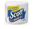 Scott Bathroom Tissue White 1000 Shts